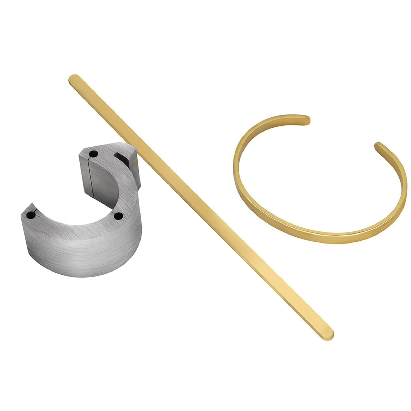 Herramienta de formación de acero inoxidable, accesorios de joyería, moldeador para diseñadores de joyas y pequeños estudios, ajustable