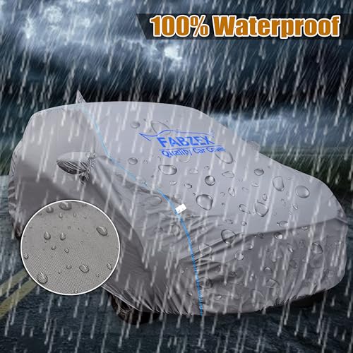 Image of Waterproof Car Cover Compatible with Toyota Innova Hycross Ultimate Protection from Street Dogs & Monkeys | Scratch-Proof, Tear-Resistant, All-Weather Shield