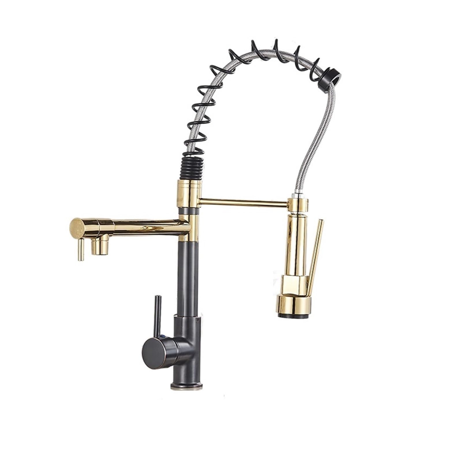 Robinet de cuisine eau chaude et froide avec douchette pour simplifier la vaisselle