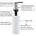 WENKEN Soap Dispenser, Stainless Steel Kitchen Sink Soap Dispenser Built in Hand Soap Dispenser Pump Large Capacity 17 OZ Bottle Zinc Alloy Nozzle Brushed Nickel