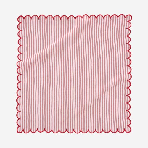 Image of FINGERCRAFT Cloth Napkins Set of 6 | 20x20 Inches | 100% Cotton