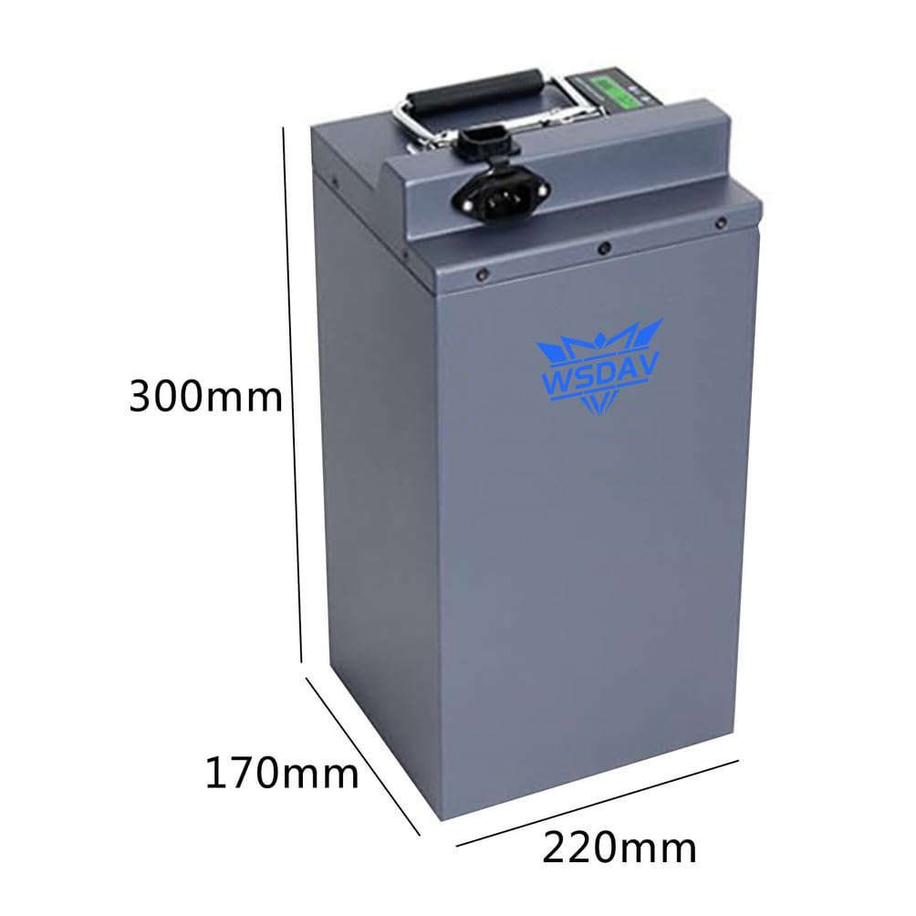 Batería de Motocicleta de 60 V, batería de Litio con Cargador.