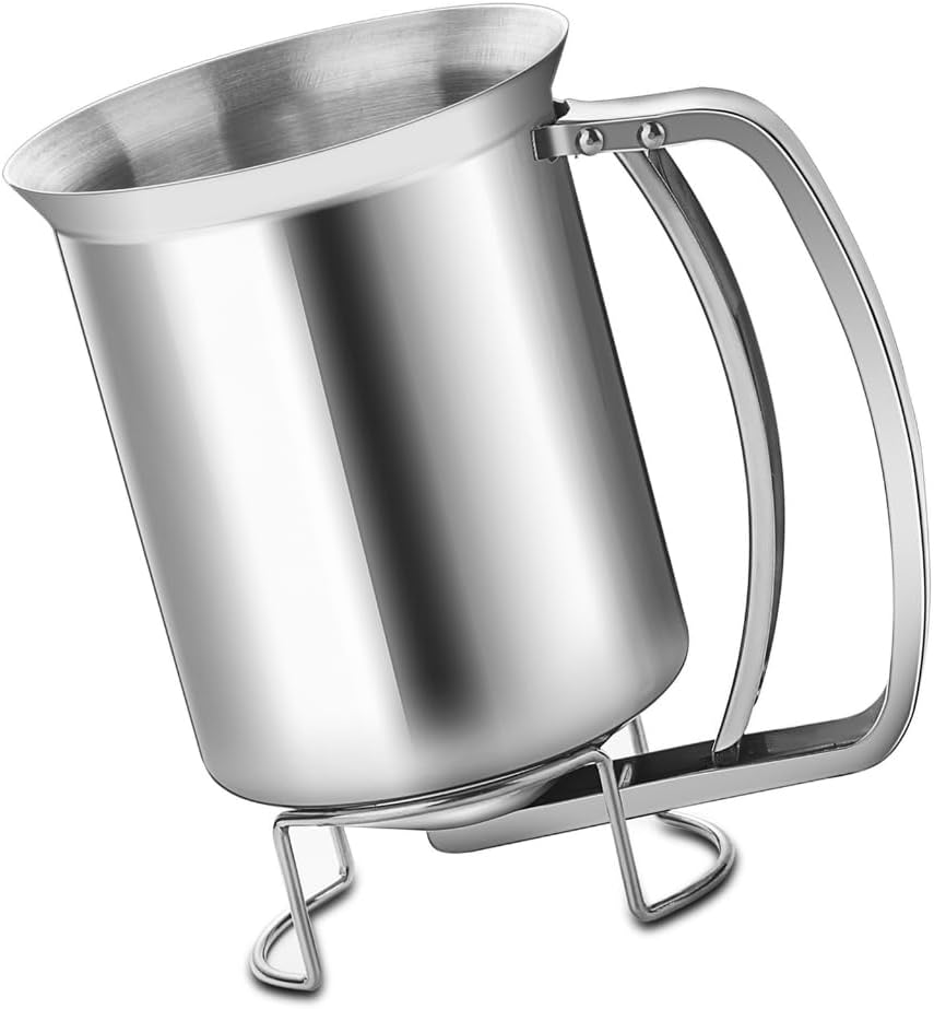 Pastes Dispenser Baking Tool Stainless Steel Texture Suitable for Waffles Cake