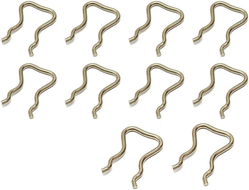 MACHSWON 10PCS Fuel Return Line Injector Clips 97359750 J00322 Compatible for Che-vro-let G-M-C SIL-ve-ra-do Sierra 2500 HD 3500 Escalade Ch-e-vy Express 6.6L Du-ra-max LLY LBZ LMM