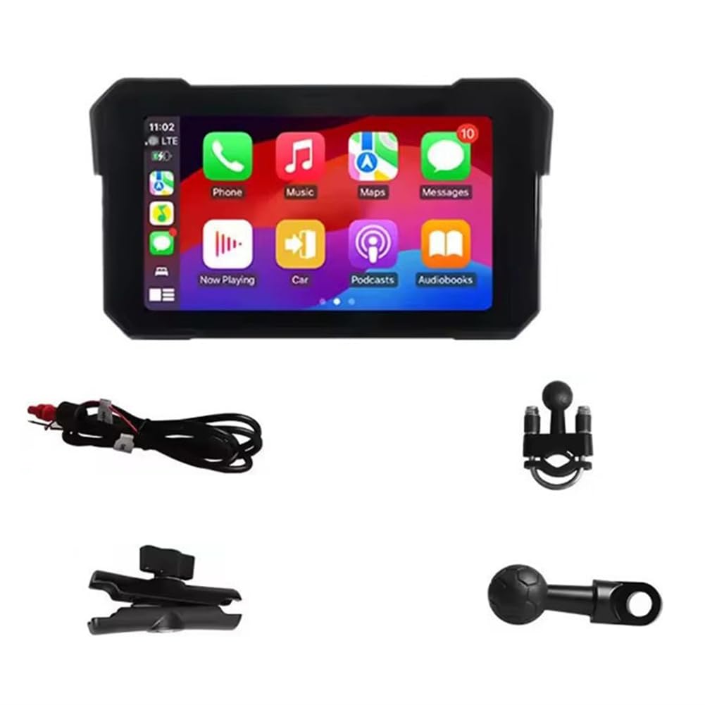 Android Auto Sans Fil Moto Écran Tactile 5'' GPS Étanche Multimedia - 7