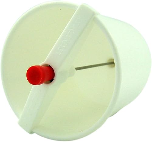 Miniatura 4 de Pulsador para llenado de tazas de comunión de iglesia con palanca, de plástico, blanco de 5 pulgadas (hasta 25).