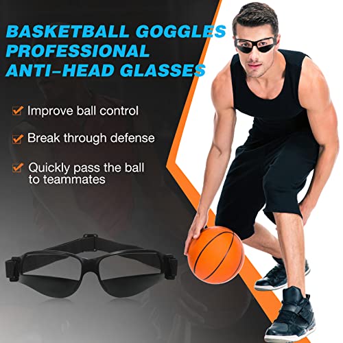 Weewooday 8 Pcs Basketball Goggles Adjustable Sport Dribble Goggles For Basketball Training For Men Kid () #TOP1
