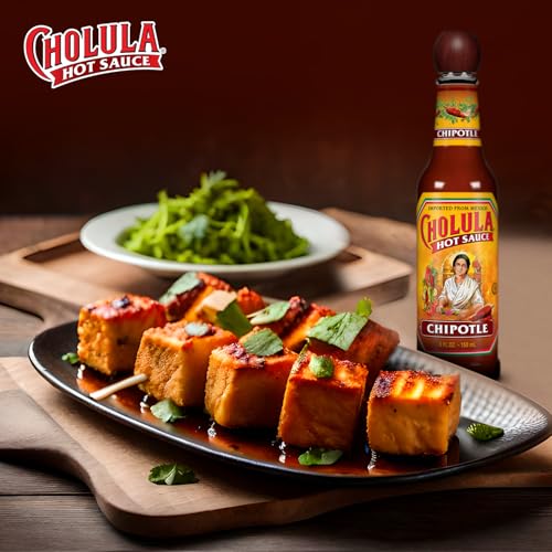 Image of Cholula Hot Sauce Chipotle (148ml)| Spicy Hot Dip| Mexican Sauce| | Authentic Flavours (Pack of 3)