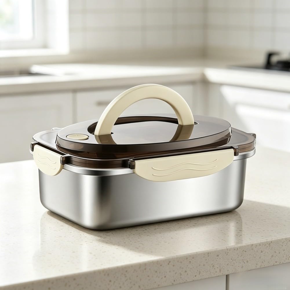 Recipiente Comida para acero 1700ml Anti-fugas Recipiente Comida