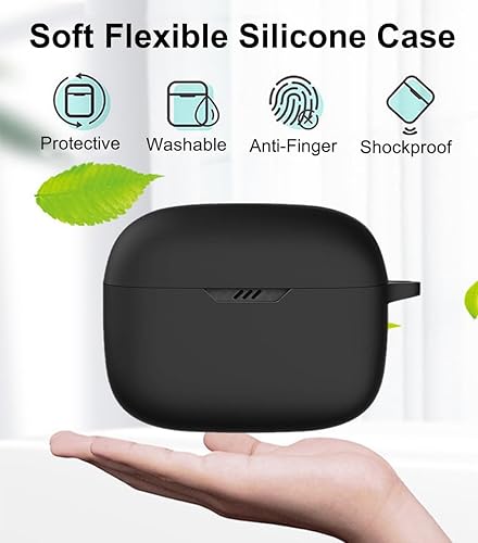 Miniatura 4 de A-Focus Kit de puntas de oreja para Vibe Beam, funda de silicona a prueba de golpes con llavero, 6 pares de accesorios para las orejas, compatible