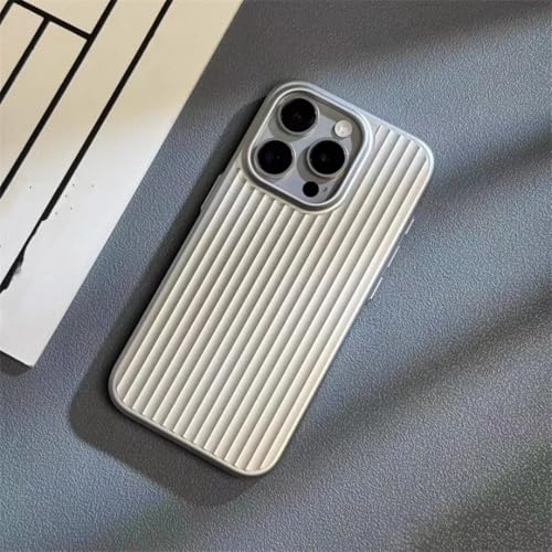 Coque transparente pour iPhone 14 13 Pro Max et 16 Plus rigide ondulée