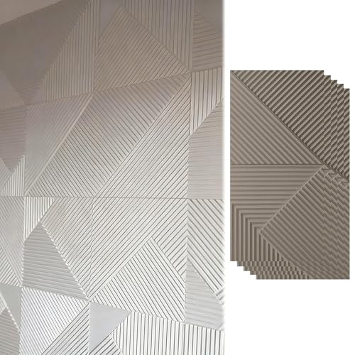 Paneles de pared de PU 3D lineales para decoración de paredes interiores y revestimiento exterior