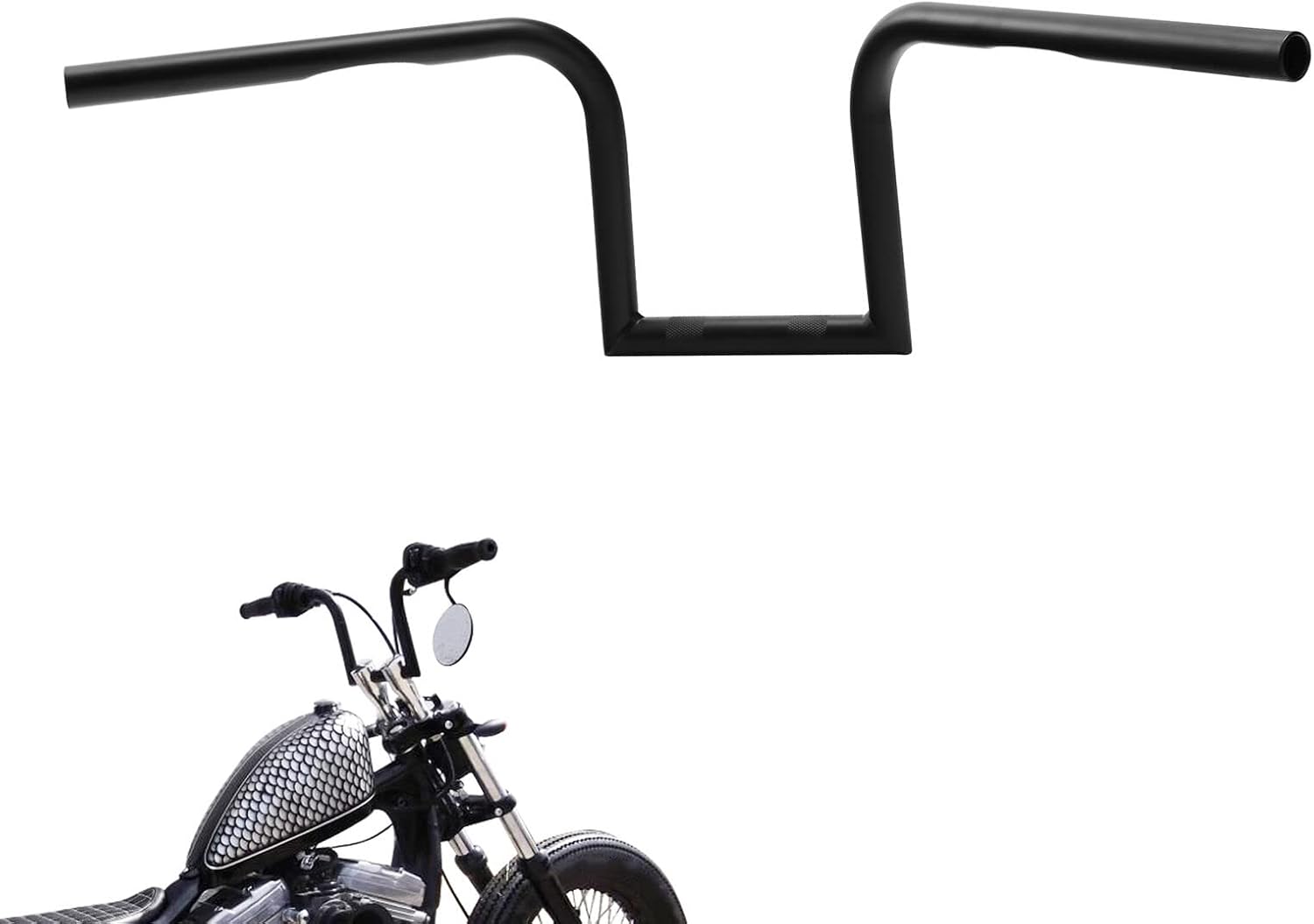 TCMT 8" Rise 1" Handlebars Handle bars Fit For Harley