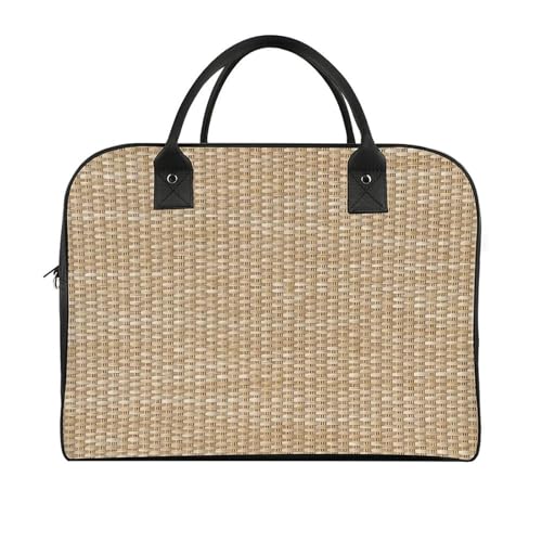 Yellow Lemons Pattern Travel Handbag with A Large Capacity Design That Can Be Reused3