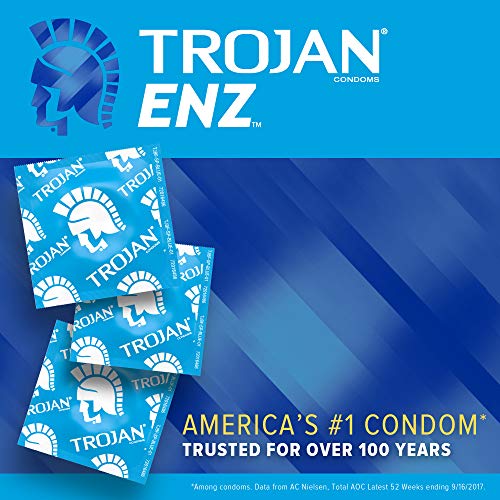 Trojan Enz Armor Spermicidal Lubricated Condoms - 36 Count #TOP3