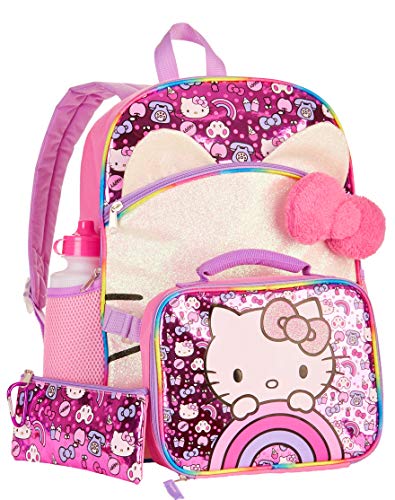 Hello Kitty 5-Piece Backpack Set With Lunch Bag