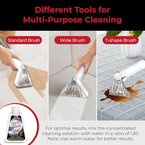 Image of Rosewill Multi-Purpose Portable Carpet and Upholstery Cleaner, Powerful Suction 18 KPa Spot Cleaner, 600W Motor, Car and Auto Detailer, Stain /Spot Remover; Versatile Use: Carpet, Sofa, Pet Hair