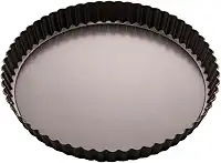 Forma para Torta e Bolo Redonda de Fundo Removível Antiaderente 24 ou 26cm com Fundo Falso (24cm)