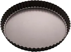 Forma para Torta e Bolo Redonda de Fundo Removível Antiaderente 24 ou 26cm com Fundo Falso (24cm)
