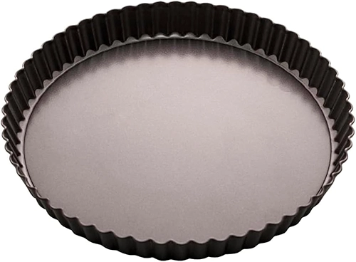 Forma para Torta e Bolo Redonda de Fundo Removível Antiaderente 24 ou 26cm com Fundo Falso (24cm)