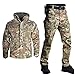 Airsoft kurtka myśliwska zestaw ze spodniami kamuflaż wojskowy armii taktyczne jednolite spodnie bojowe odzież myśliwska mężczyźni Outdoor - CP, S-50-60kg