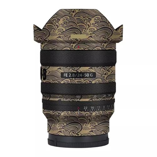 Skin Sony FE 24-50 mm F2.8 G protection contre rayures objectif photo or