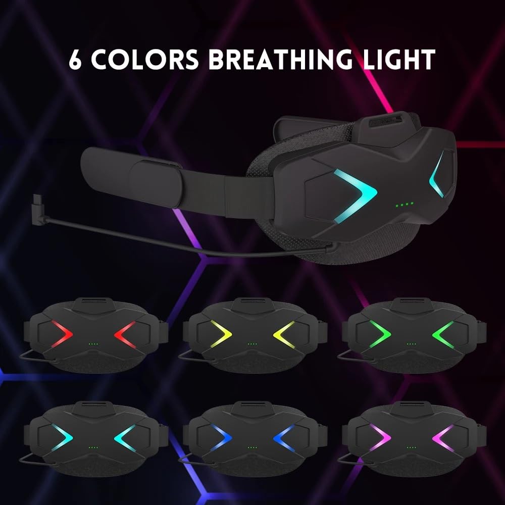 Correa ajustable para la cabeza Quest 2, soporte mejorado, cómodo, táctil, batería integrada para accesorios Quest 2 VR