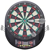 UItrasport Dartboard elektronisch ink. 12 Softpfeile, 271 Spielvarianten, Dartspiel mit LED-Anzeige