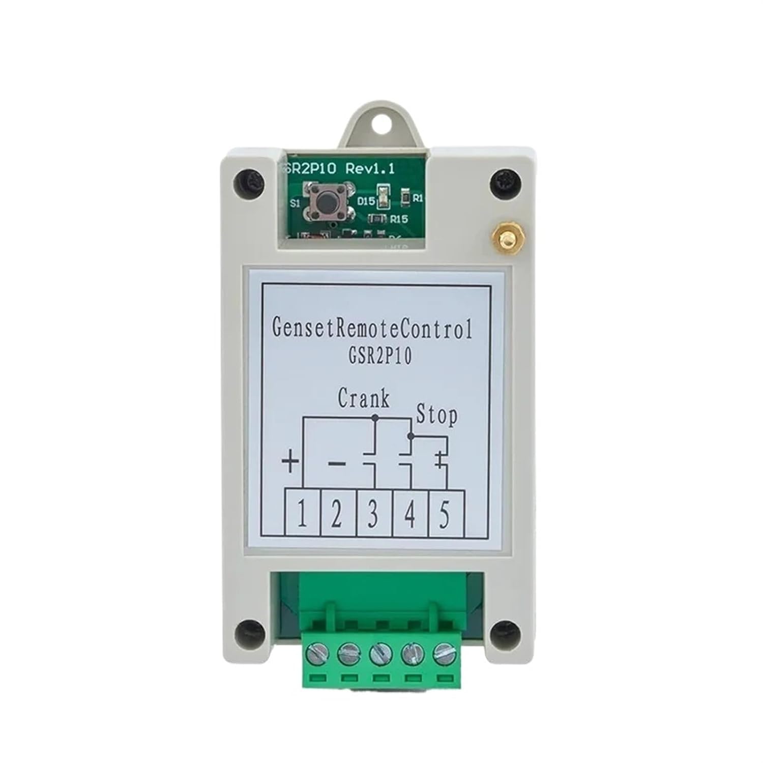 2 Roads Generator Remote Start Stop Control Unit with Antenna(-)