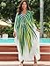KECVOT Kaftan Dresses for Women Plus Size Batwing Sleeve Caftans Long Bathing Suit Cover Up Maxi Beach Dress Loungewear