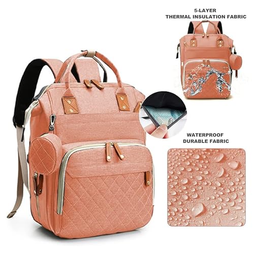 Image of Aavjo , Baby Diaper Bag for Mother, Maternity Backpack, Baby Travel Bag, Waterproof Diaper Pouch