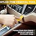 Etre Jeune 5 PCS Nylon Auto Trim Removal Tool Kit 1 Pc Metal Pry Tool, Door Panel Removal Tool Fastener Remover for Car Dash Radio Audio, Yellow