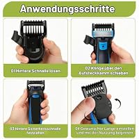 14-in-1 Verstellbarer Trimmaufsatz (0,4-10 mm) für Philips OneBlade – Ansicht 6