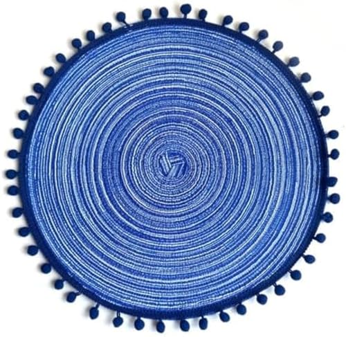 Set de table bleu lavable pour protéger la table des taches - 2