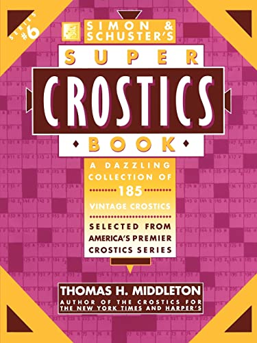 Simon & Schuster Super Crostics Book #6 #TOP2