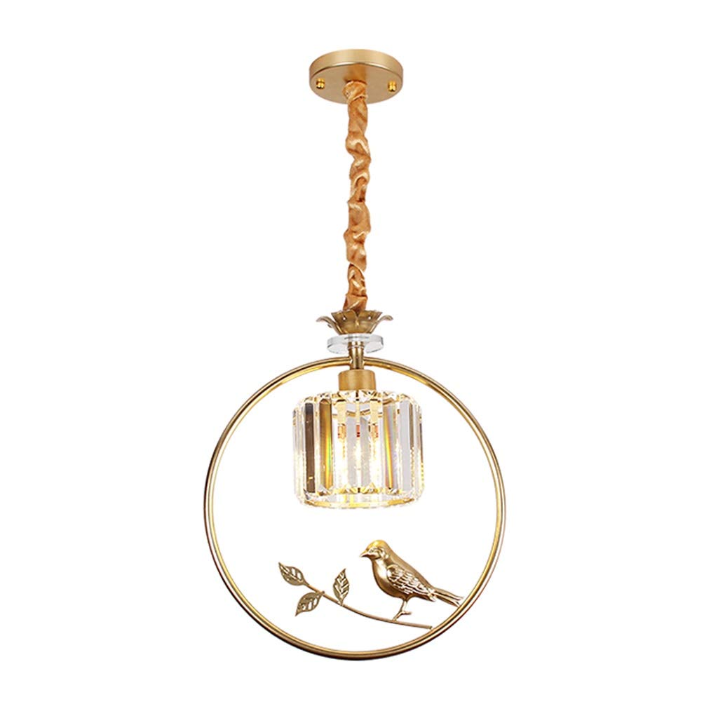 Lustre en cristal de chambre moderne pour couloir et escalier