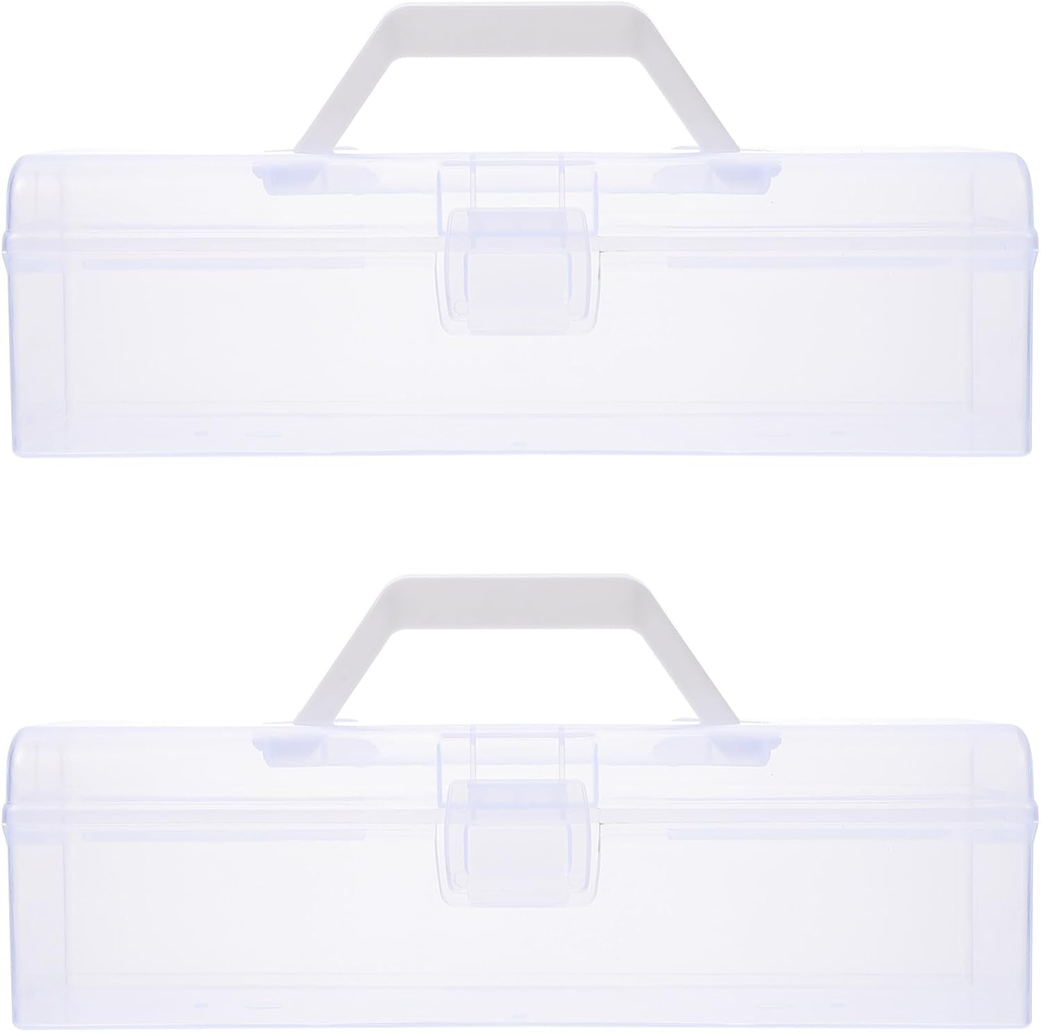 2pcs Calligraphy Plastic Case Storage Cases for Art Supplies Tools Storage Box