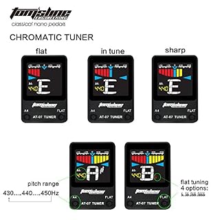 Tom’sline Engineering Syntonisateur à pédale AT07 Chromatic pour guitare et basse Écran à couleurs haute définition 430… - Les Beatles, Paul McCartney, John Lennon, RIngo Starr, George Harrison Tom'sline Engineering Syntonisateur à pédale AT07 Chromatic pour guitare et basse Écran à couleurs haute définition 430… – Image 2