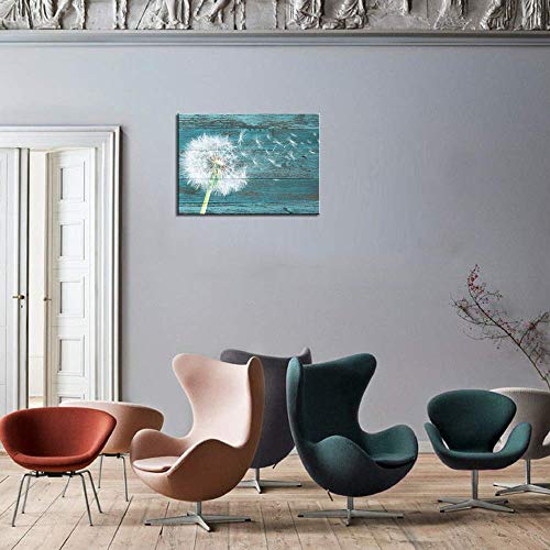 Canvas Wall Art Abstract Dandelion Life Painting 12" X 16"Pieces Framed Canvas Pictures Watercolor Prints Contemporary Canvas Artwork Ready To Hang For Home Decoration Kitchen Office Wall Decor #TOP1