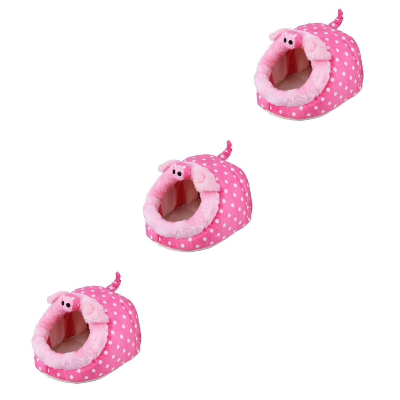 POPETPOP 3stücke Mini Hamster Nest Mit Pig Design Bequeme Kuschelhöhle Für Kleintiere Wie Hamster Mäuse Igel Und Ratten Für Käfige Und Zuhause s