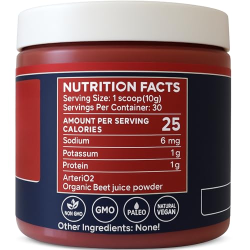 Image of PureClean Organic Beet Juice Powder - Nitric Oxide Supplement - 100% USA Grown Beets - Organic Beet Root Powder 30 Servings, 300g (2 Jars 60 Servings)
