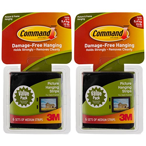 Command Strips 17204Blk-Es Comm Pic Hang Md