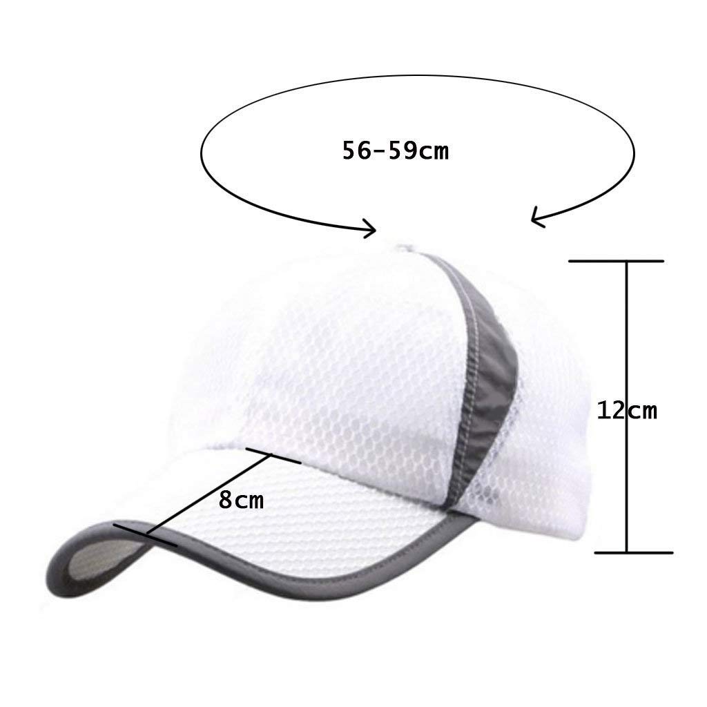 LPFG メッシュキャップ ホワイト Amazon.co.jp: 1個通気性良好メッシュ キャップ テニス 帽子