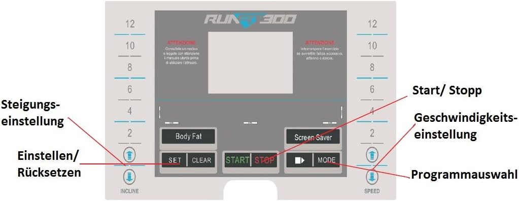 ATALA Tappeto elettrico RUNFIT 300 0410035300 home fitness richiudibile  tapis : Sport e tempo libero
