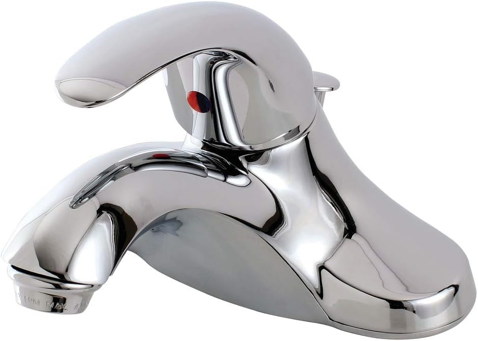 Kingston Brass FB6541 5-1/8-Inch in Spout Reach Legacy 4-Inch Centerset Lavatory Faucet with ABS Pop-Up, Polished Chrome