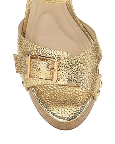 Jessica Simpson Women's Therisa Platform Sandal Wedge, Gold, 9.5 #TOP5