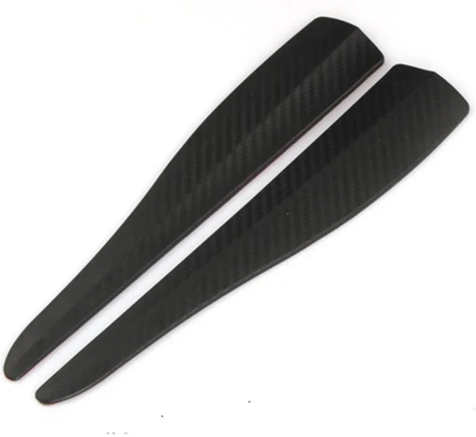 GM Front & Rear Bumper Strip Lip Scratch Protector Carbon Fibre Bumper Strip Car Side Skirt Spoiler Diffuser Body Protection(S)