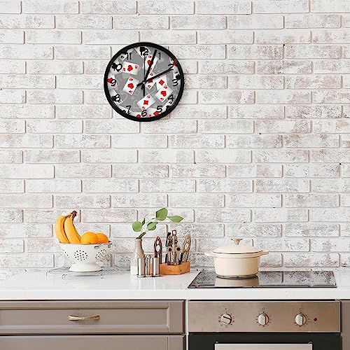 Horloge murale silencieuse pour maison et bureau avec mécanisme de précision quartz - 8