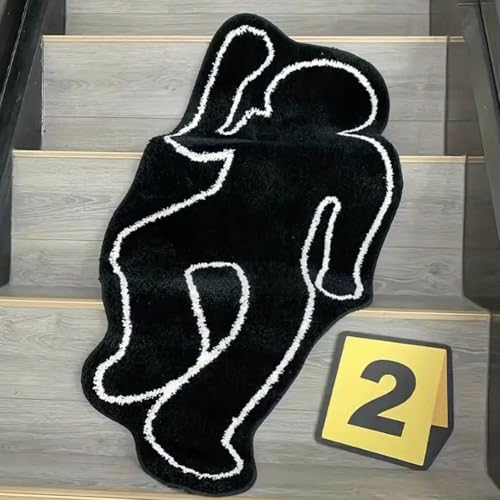 Tapis d'Halloween lavable pour éliminer les glissades dans la douche - 7