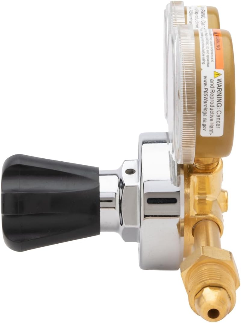 Harris 25GX-145-580 Pressure Regulator, 0 - 145 PSIG, Forged Brass